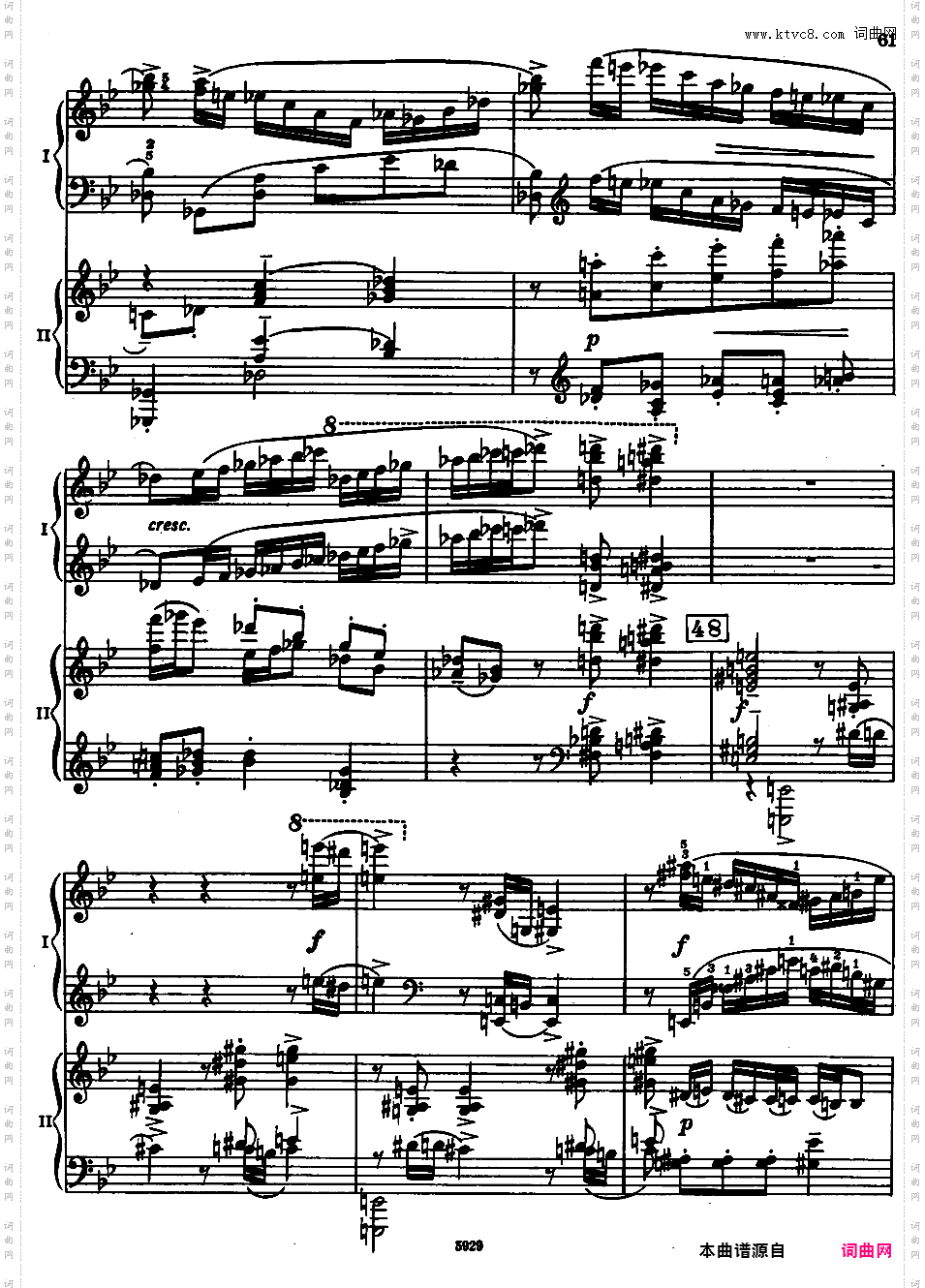 g小调第四钢琴协奏曲 Op·40rah-con-4-II-III