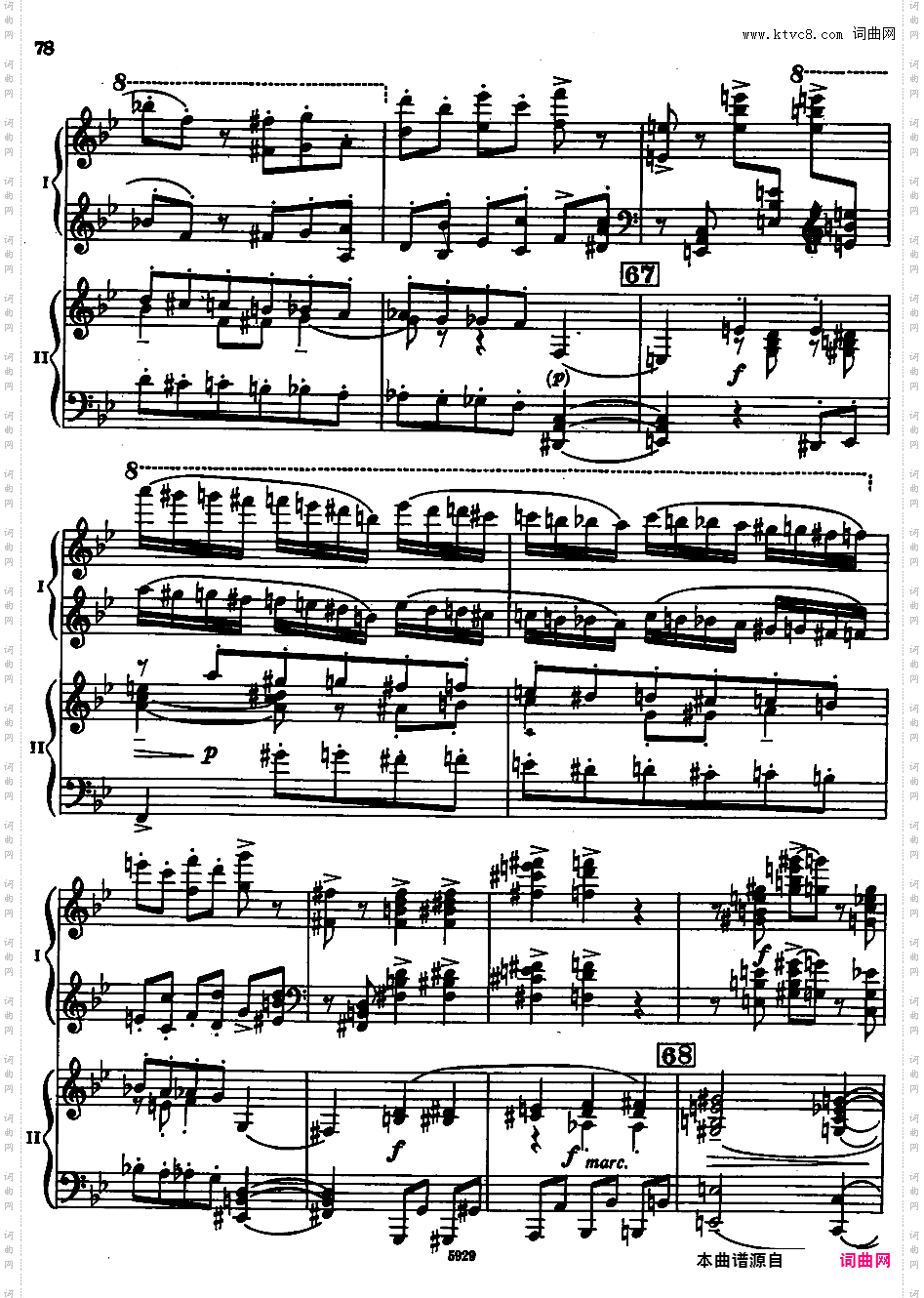 g小调第四钢琴协奏曲 Op·40rah-con-4-II-III