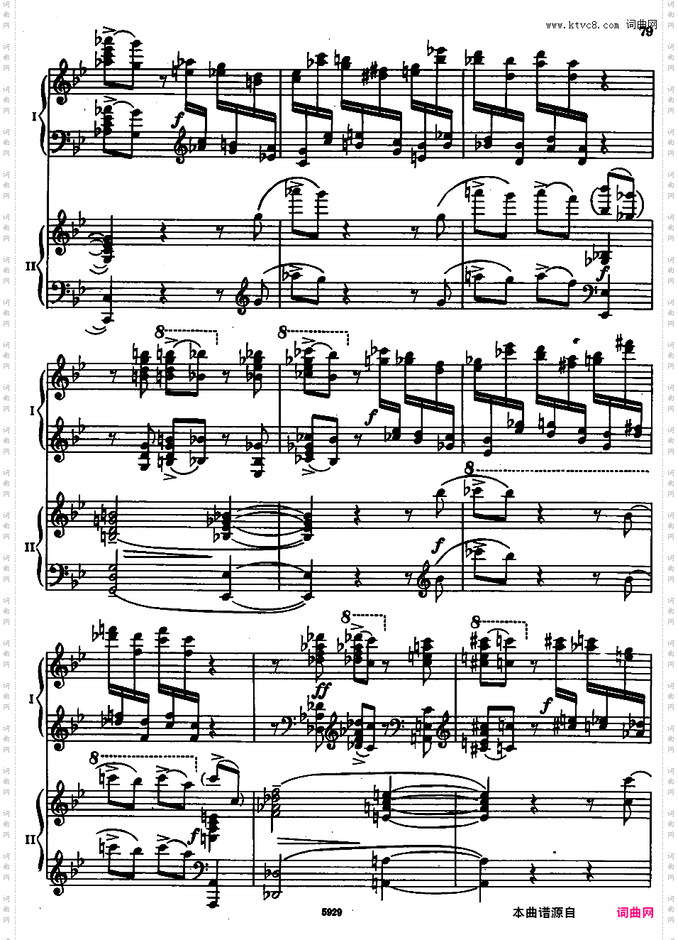 g小调第四钢琴协奏曲 Op·40rah-con-4-II-III