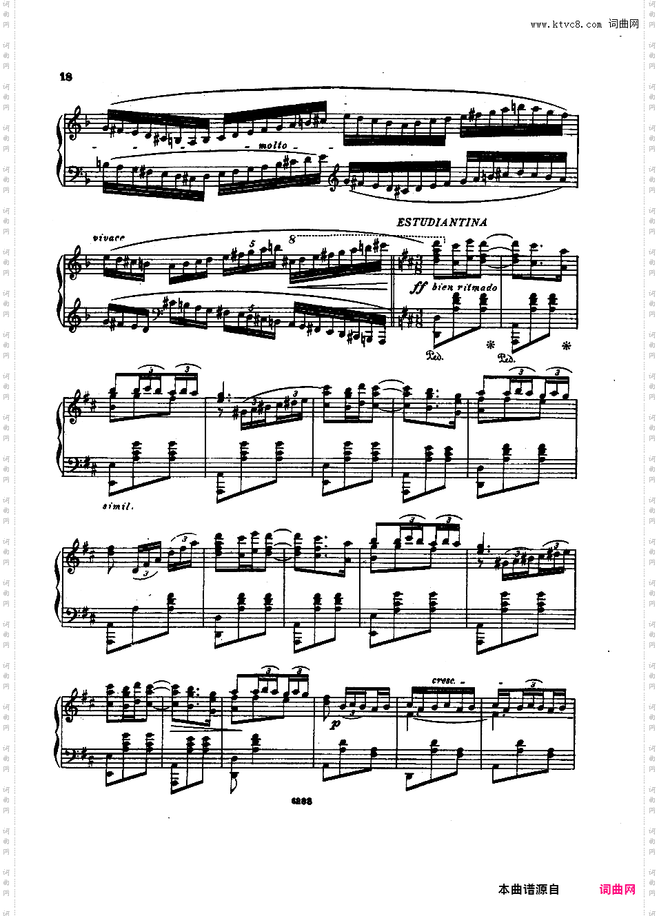 西班牙狂想曲 Rapsodia Espanola Op·70