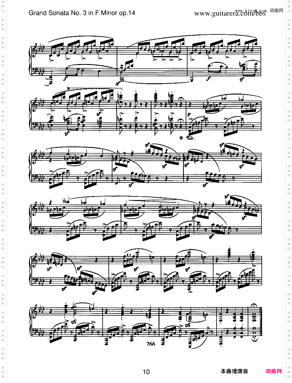 f小调第三钢琴奏鸣曲 Piano Sonata No·3 in f Minor Op·14Schumann - Piano Sonata No【1】·3 in f Minor Op·14