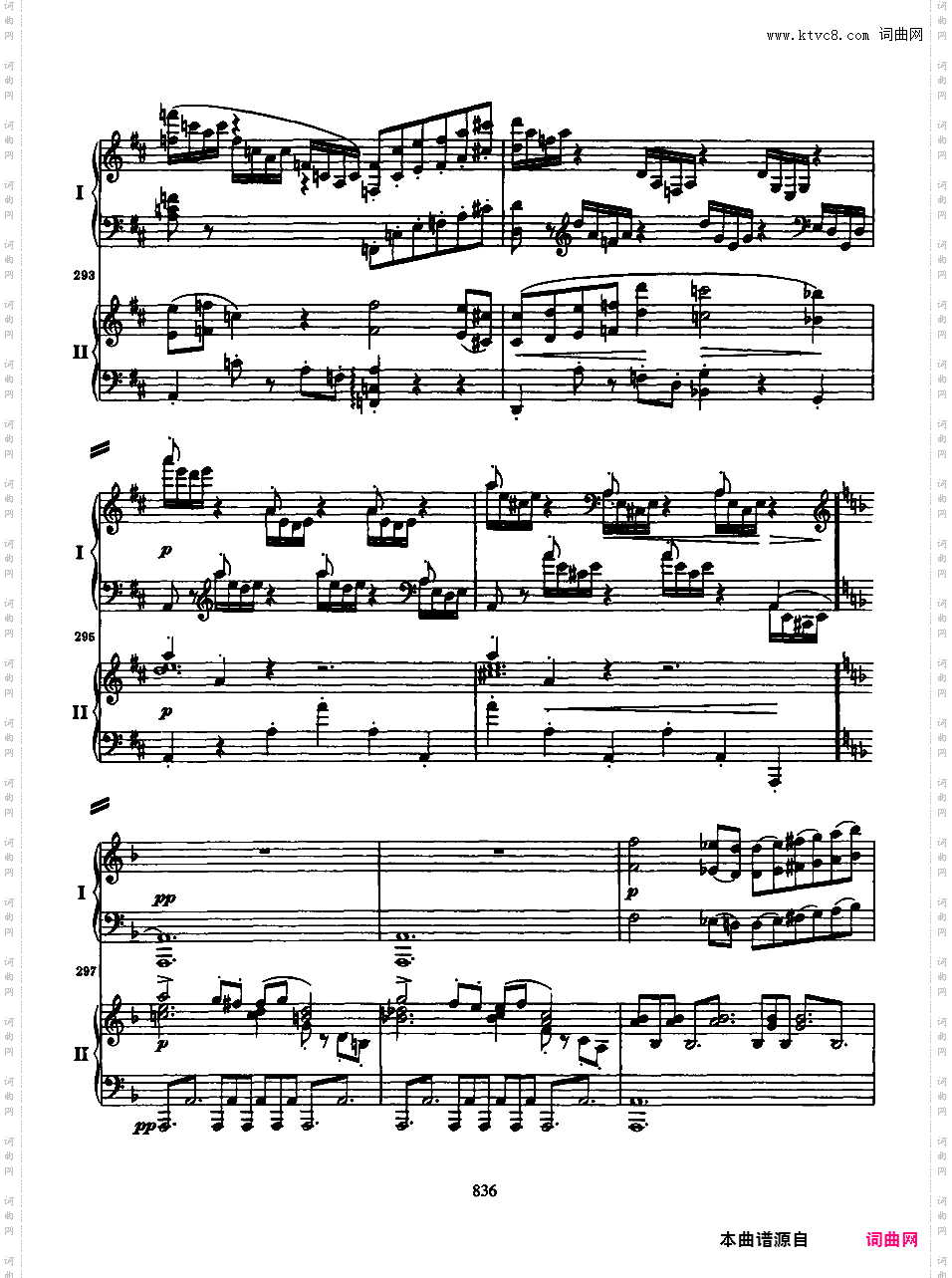 d小调第一钢琴协奏曲 Piano Concert No·1 Op·15Brahms op015 Piano Concerto #1 in d two pianos