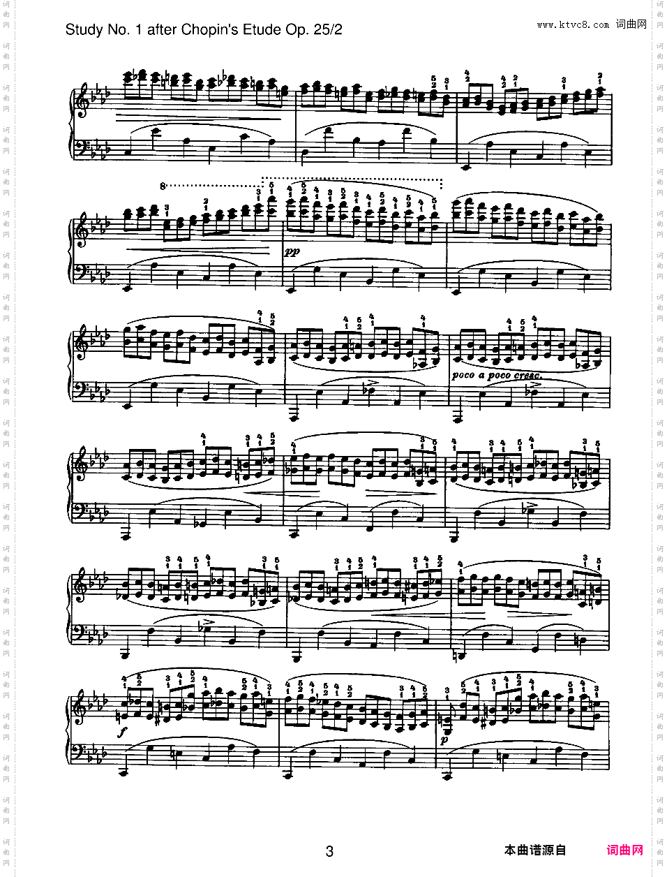 6首无编号练习曲 6 Etudes