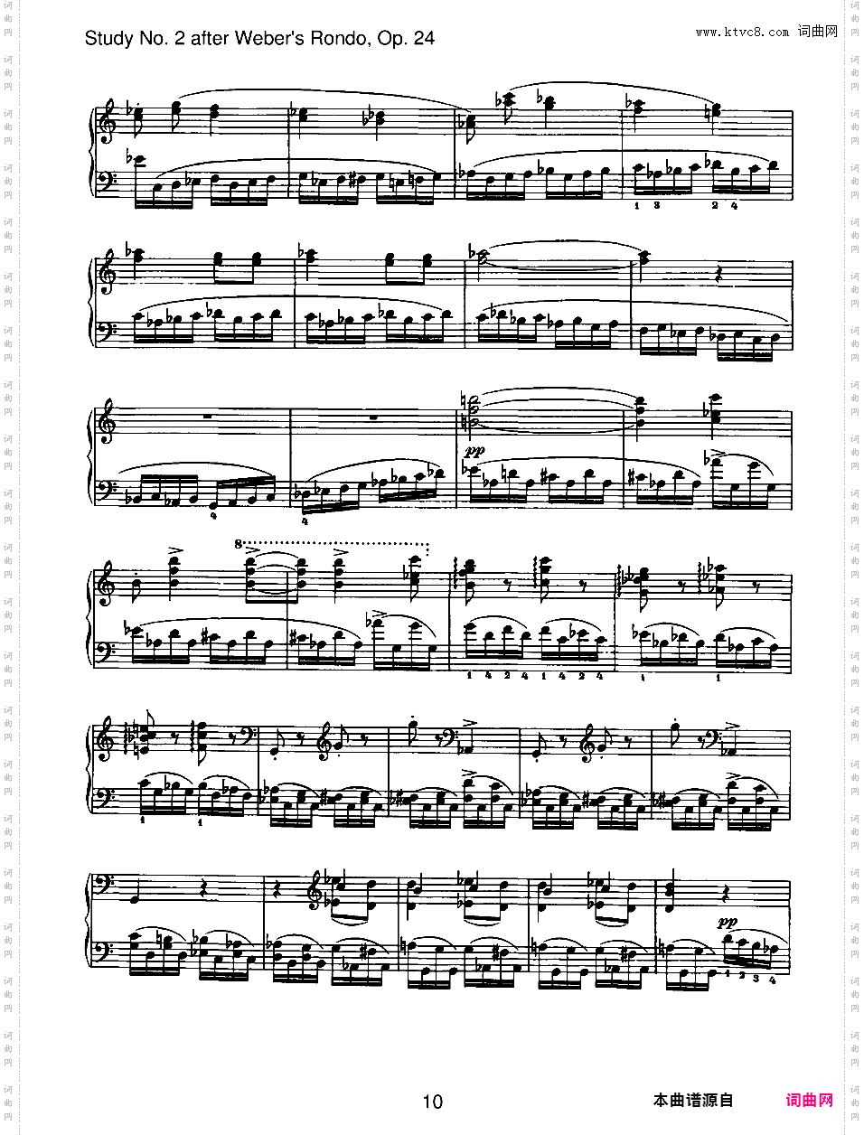 6首无编号练习曲 6 Etudes