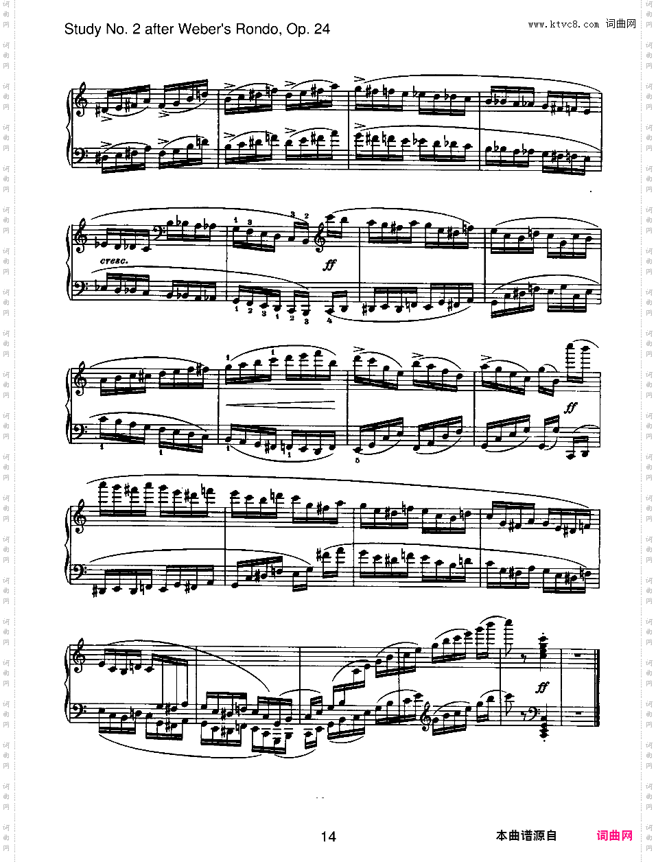 6首无编号练习曲 6 Etudes