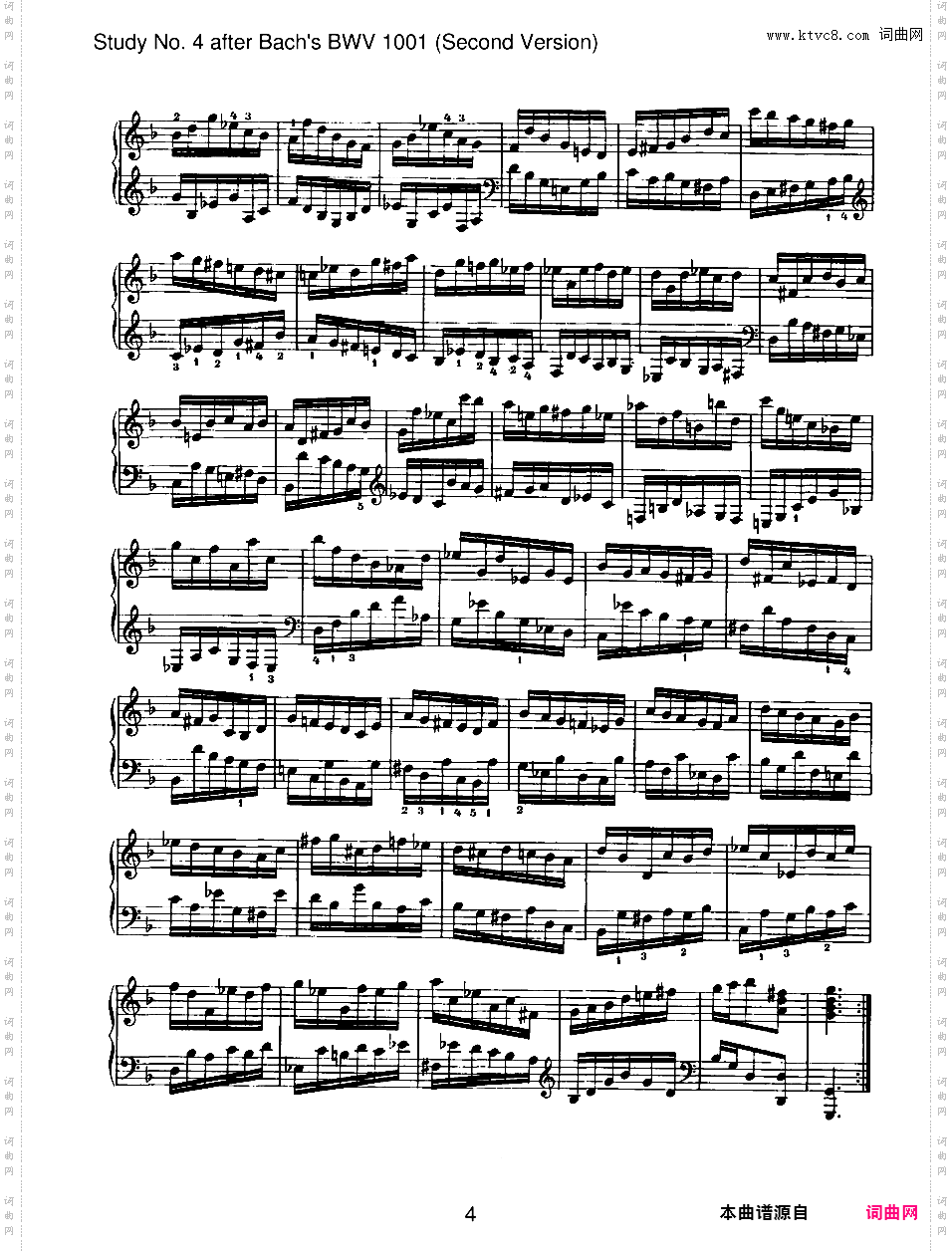 6首无编号练习曲 6 Etudes