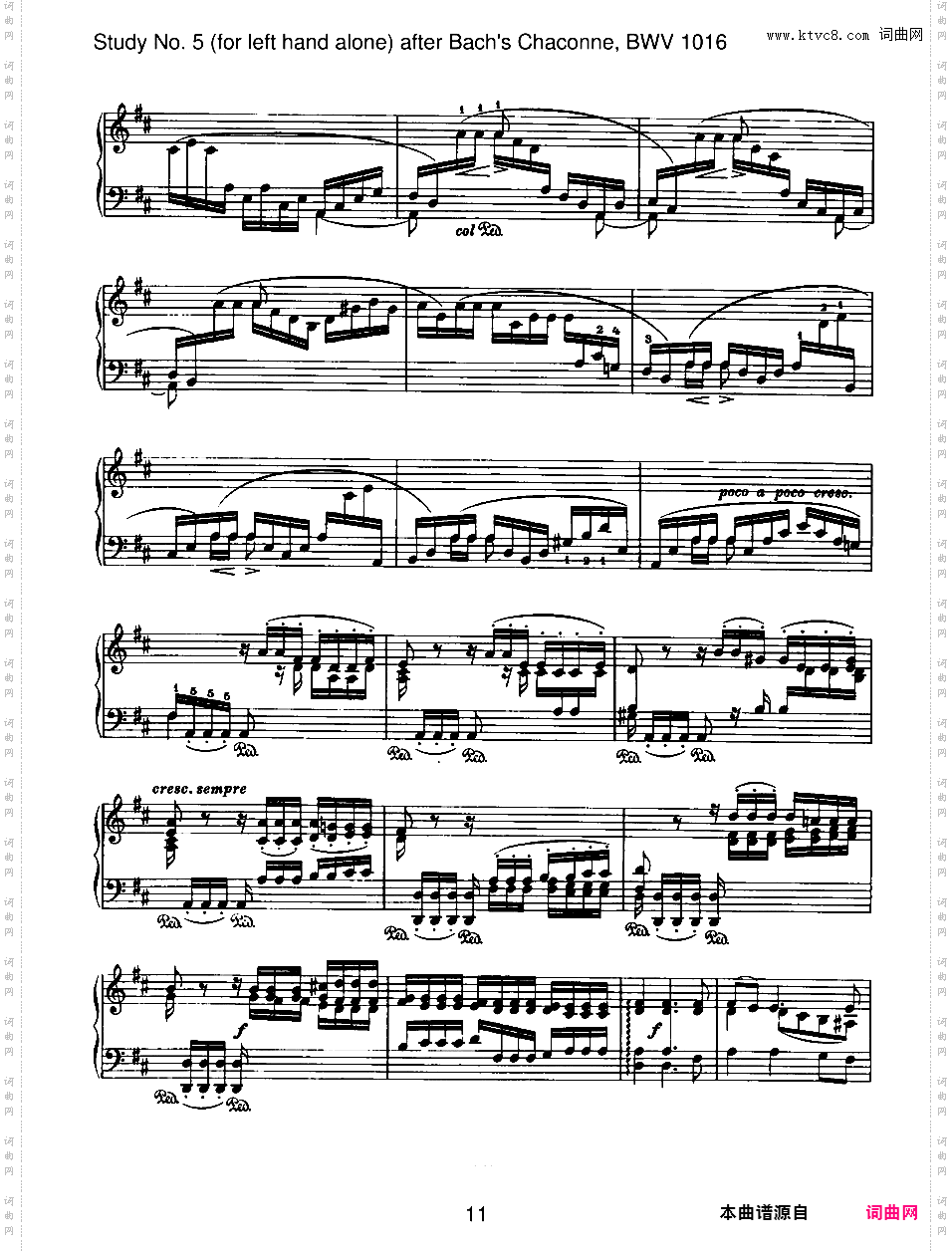 6首无编号练习曲 6 Etudes