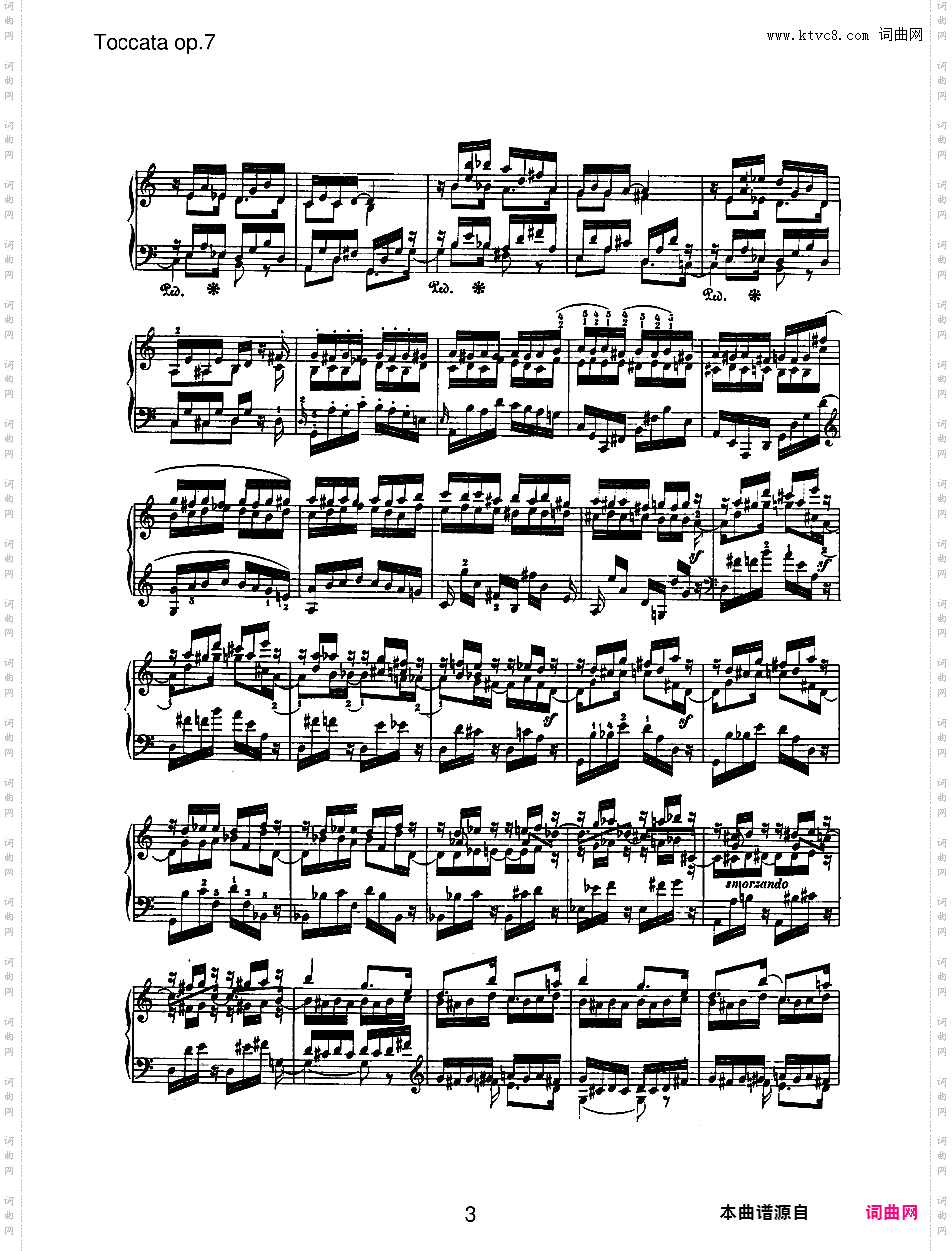 C大调托卡塔 Toccata in C Major Op·7