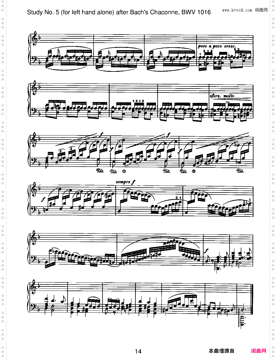 6首无编号练习曲 6 Etudes