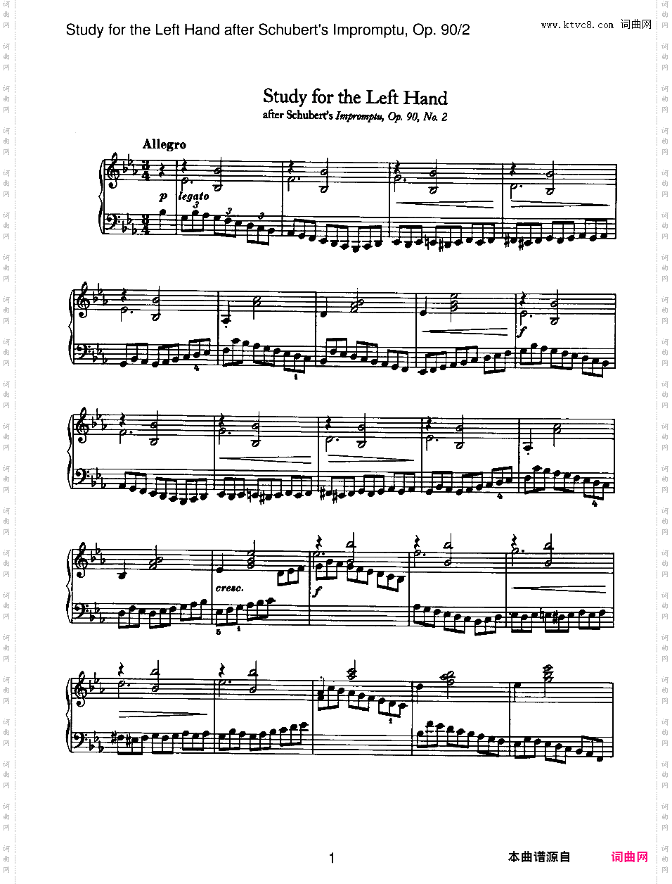 6首无编号练习曲 6 Etudes