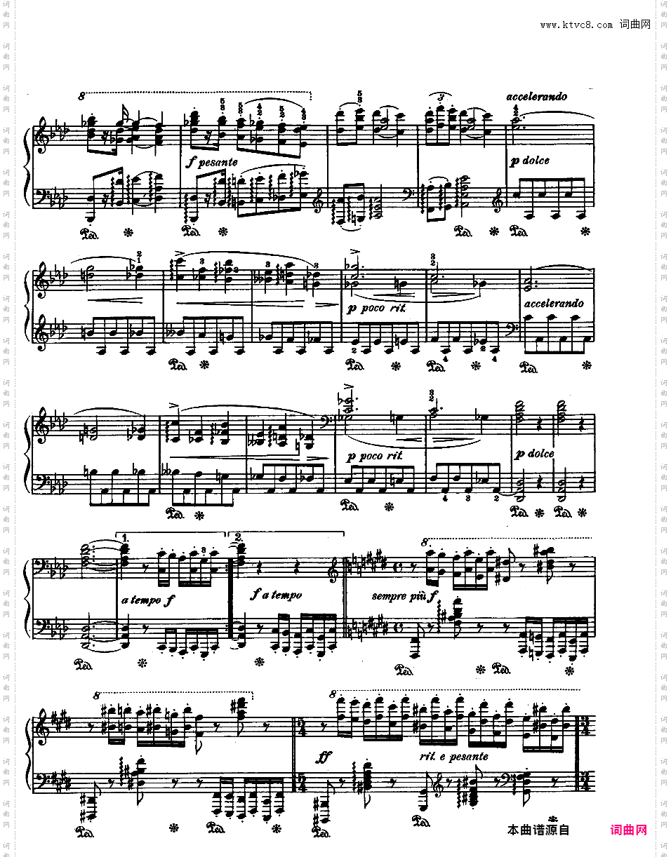 f小调第三钢琴奏鸣曲 Piano Sonata No·3 in f Minor Op·5Brahms op005 Sonata #3 in f Joseffy ed·版本二