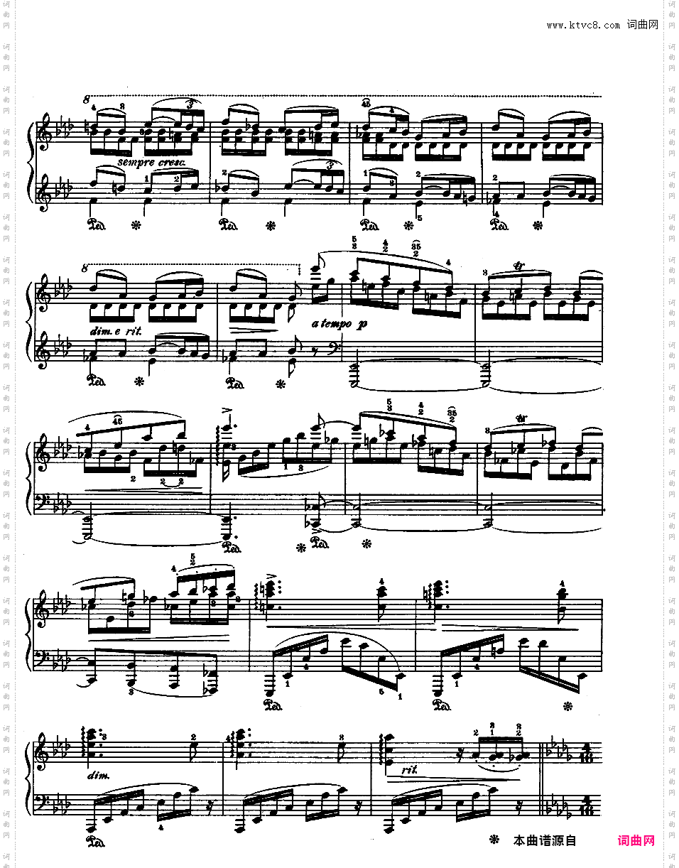 f小调第三钢琴奏鸣曲 Piano Sonata No·3 in f Minor Op·5Brahms op005 Sonata #3 in f Joseffy ed·版本二