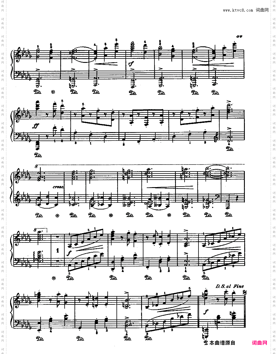 f小调第三钢琴奏鸣曲 Piano Sonata No·3 in f Minor Op·5Brahms op005 Sonata #3 in f Joseffy ed·版本二