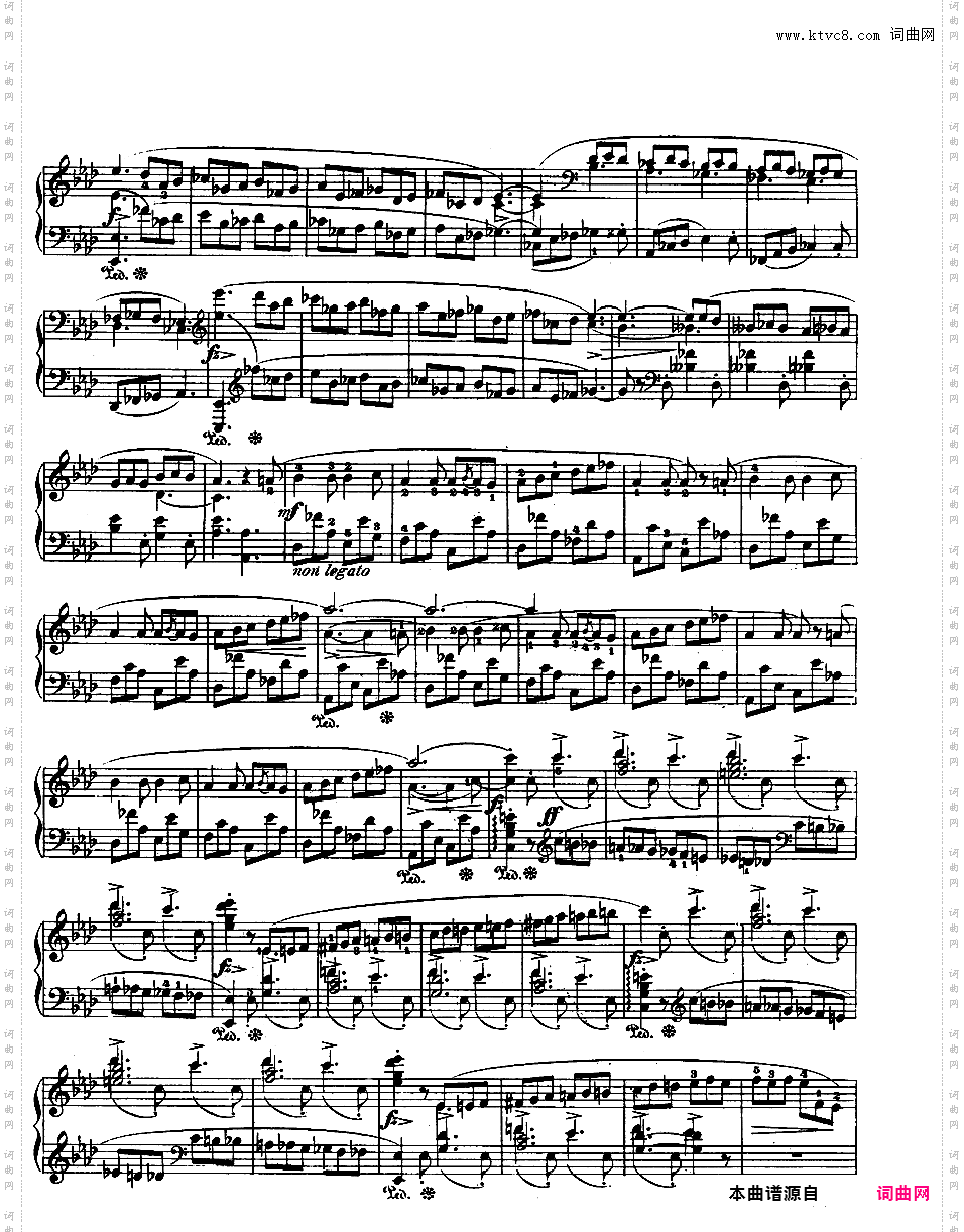 降A大调塔兰泰拉舞曲 Op·43Chopin op43 Tarantelle alt版本二