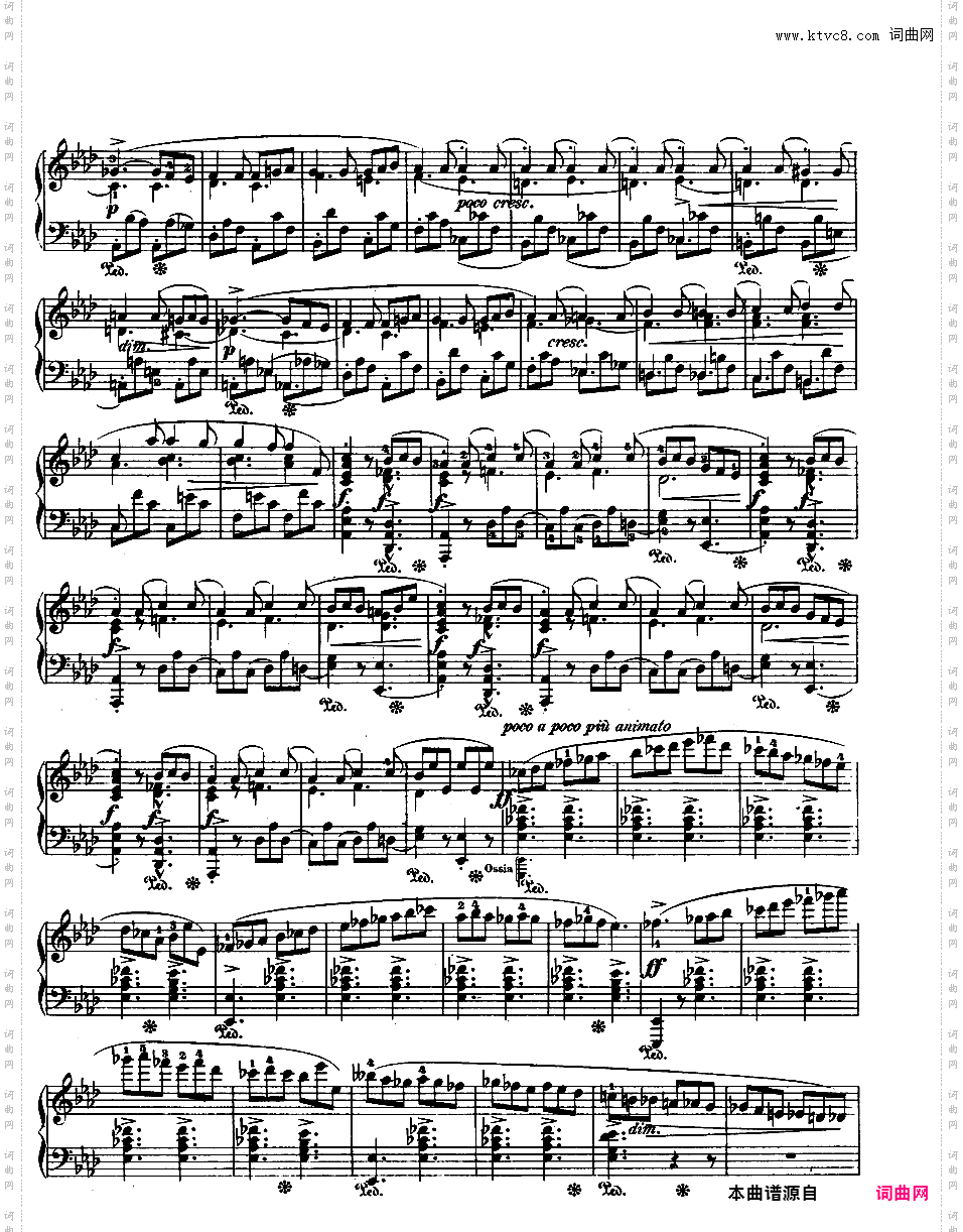 降A大调塔兰泰拉舞曲 Op·43Chopin op43 Tarantelle alt版本二