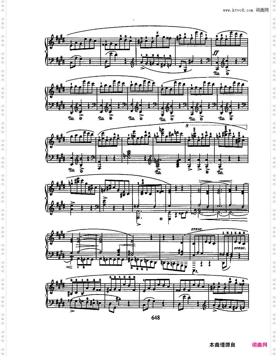 升c小调第三谐谑曲 Op·39Chopin op39 Scherzo #3 in c#版本二