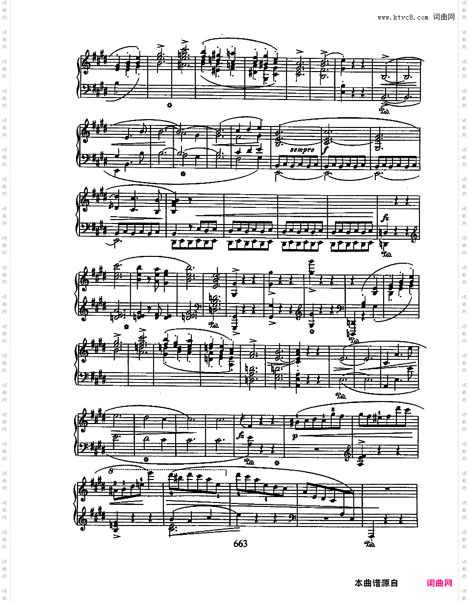 E大调第四谐谑曲 Op·54Chopin op54 Scherzo #4 in E版本二