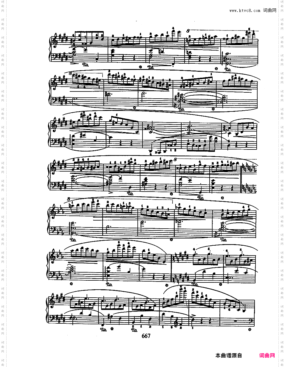 E大调第四谐谑曲 Op·54Chopin op54 Scherzo #4 in E版本二