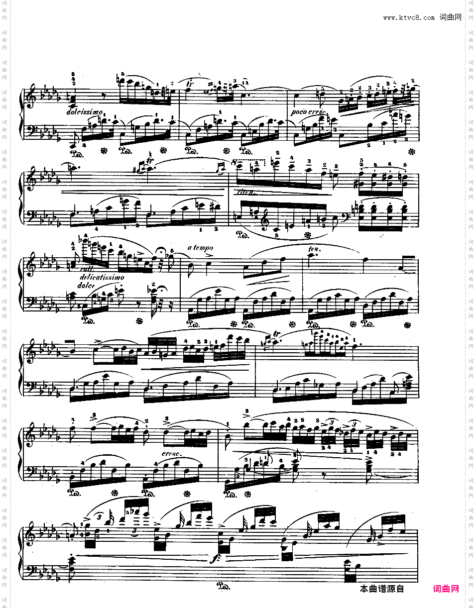 降B大调华丽变奏曲 Op·12Chopin op12 Variations Brilliantes 版本一