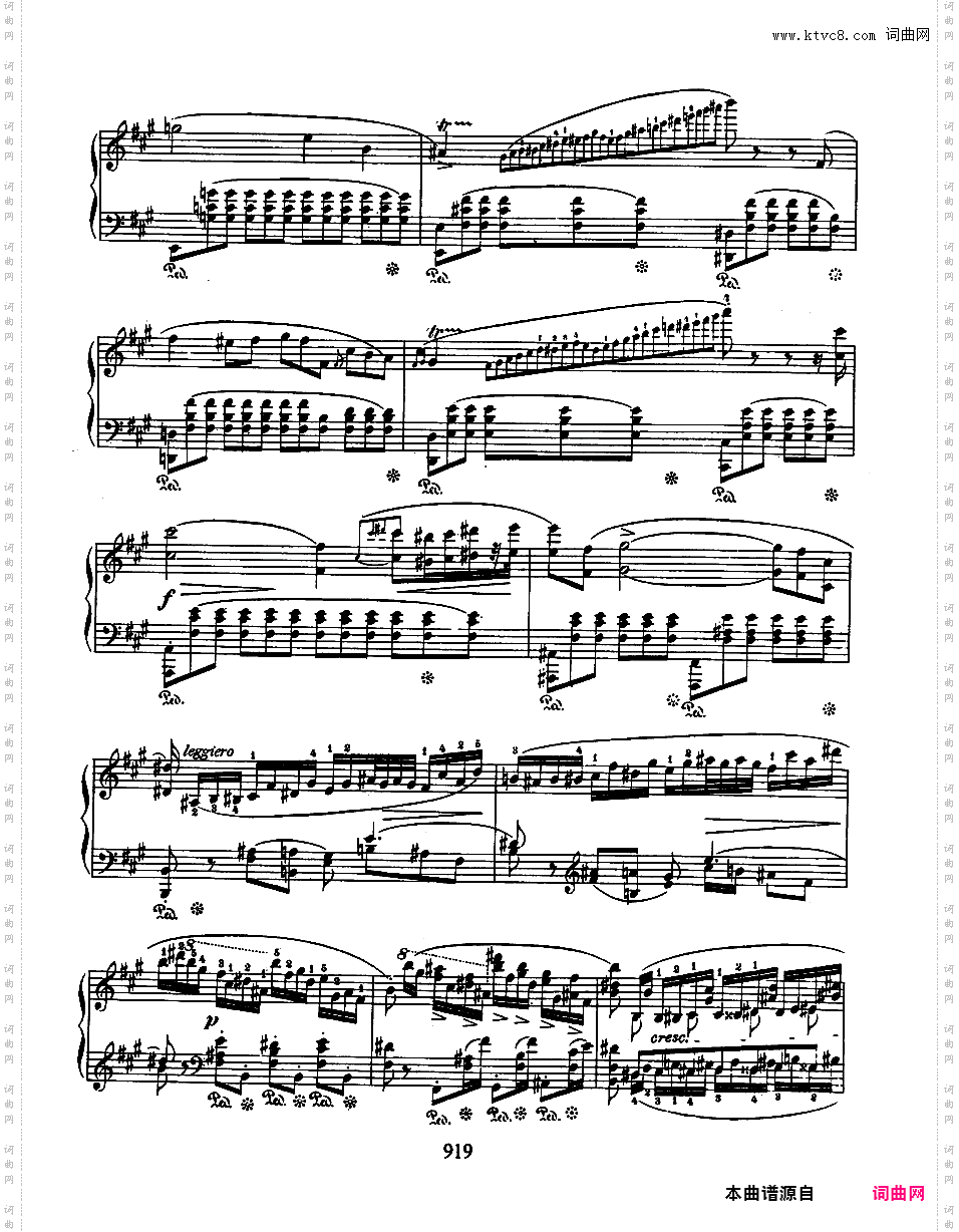 A大调音乐会快板 Op·46Chopin op46 Allegro de Concert版本一