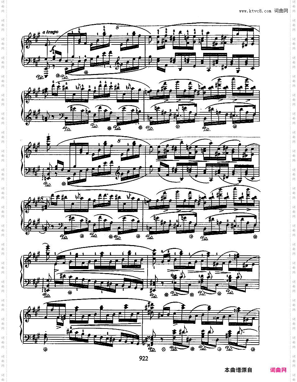 A大调音乐会快板 Op·46Chopin op46 Allegro de Concert版本一