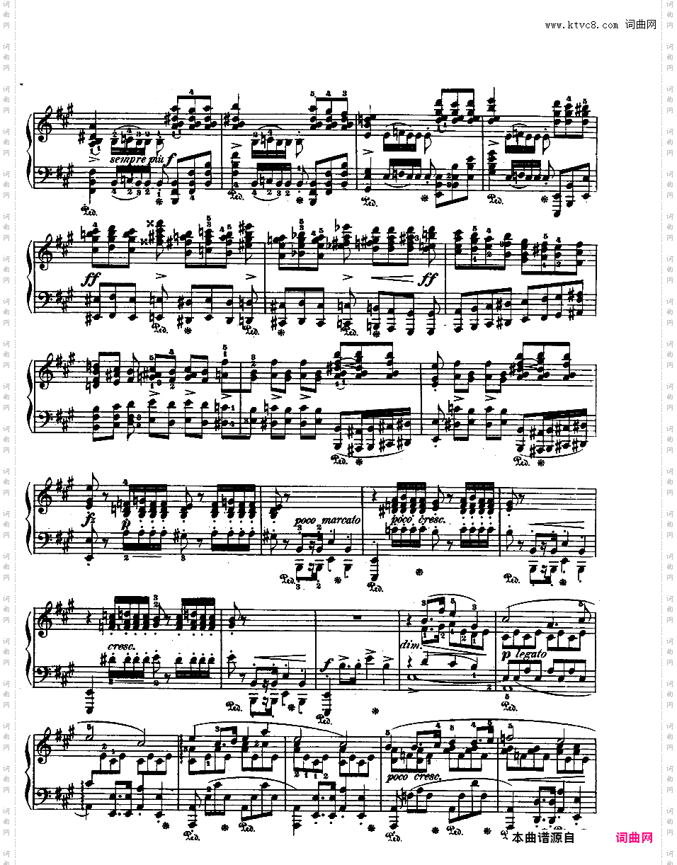 A大调音乐会快板 Op·46Chopin op46 Allegro de Concert alt版本二