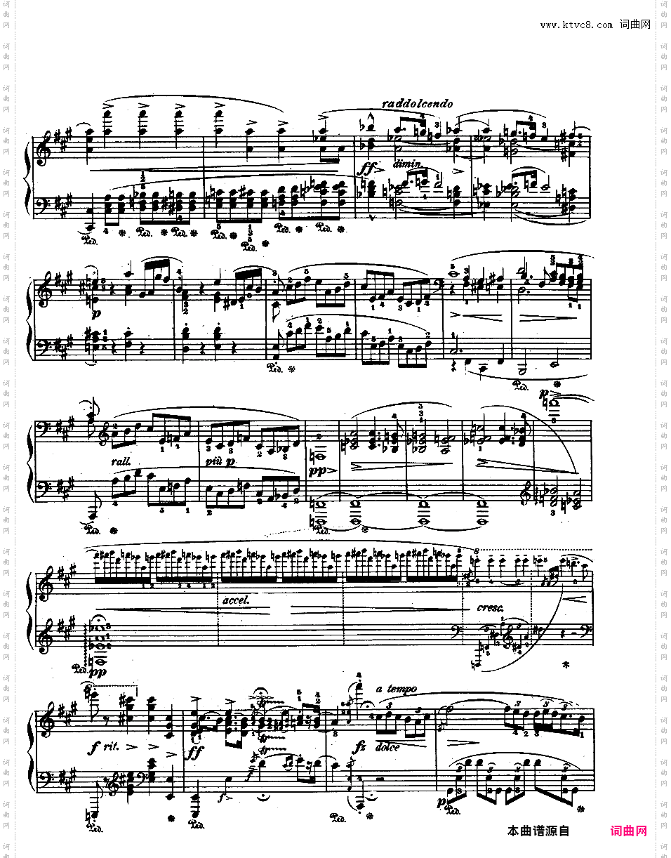 A大调音乐会快板 Op·46Chopin op46 Allegro de Concert alt版本二