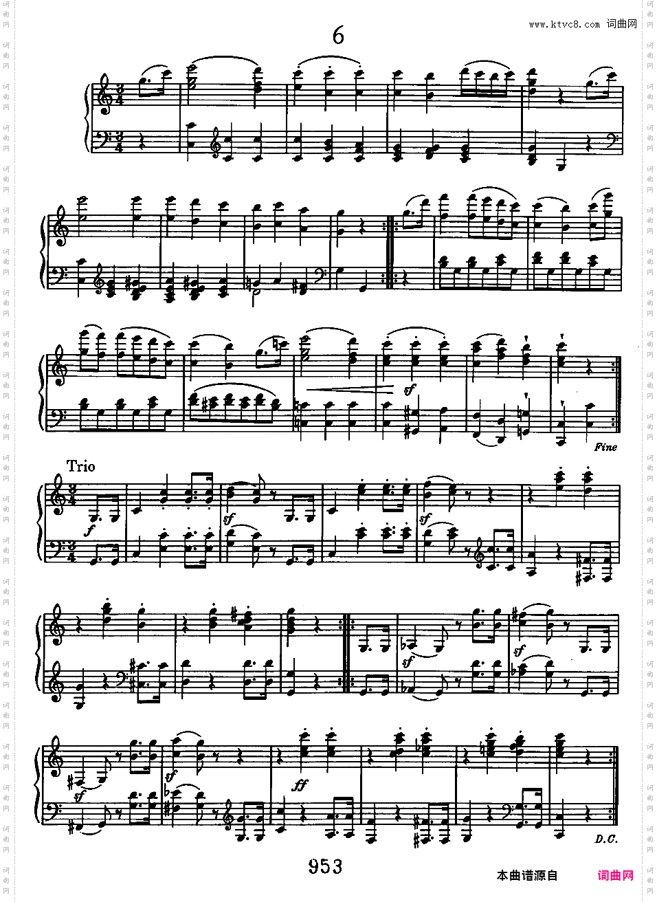 6首小步舞曲 6 Minuets WoO 10