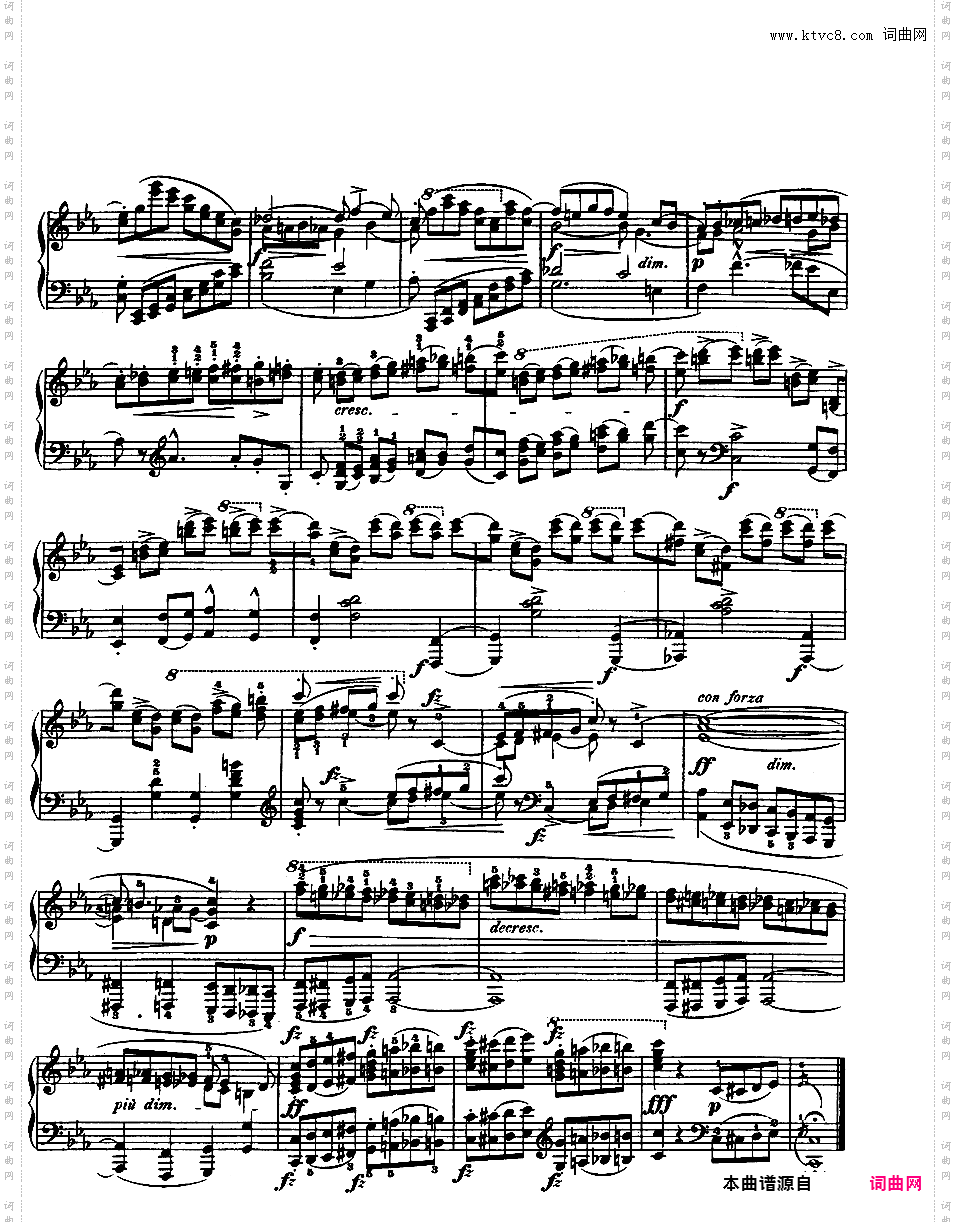 c小调第一钢琴奏鸣曲 Op·4Chopin op04 Sonata in c 版本一