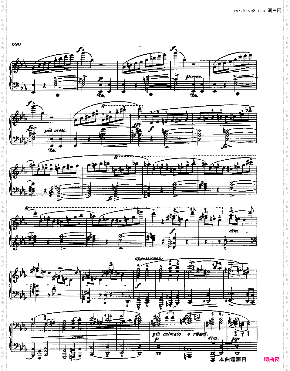 c小调第一钢琴奏鸣曲 Op·4Chopin op04 Sonata in c 版本一