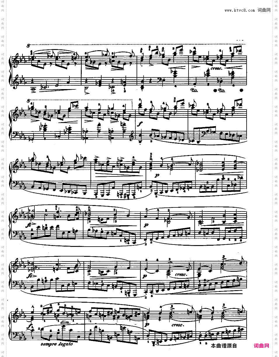 c小调第一钢琴奏鸣曲 Op·4Chopin op04 Sonata in c 版本一