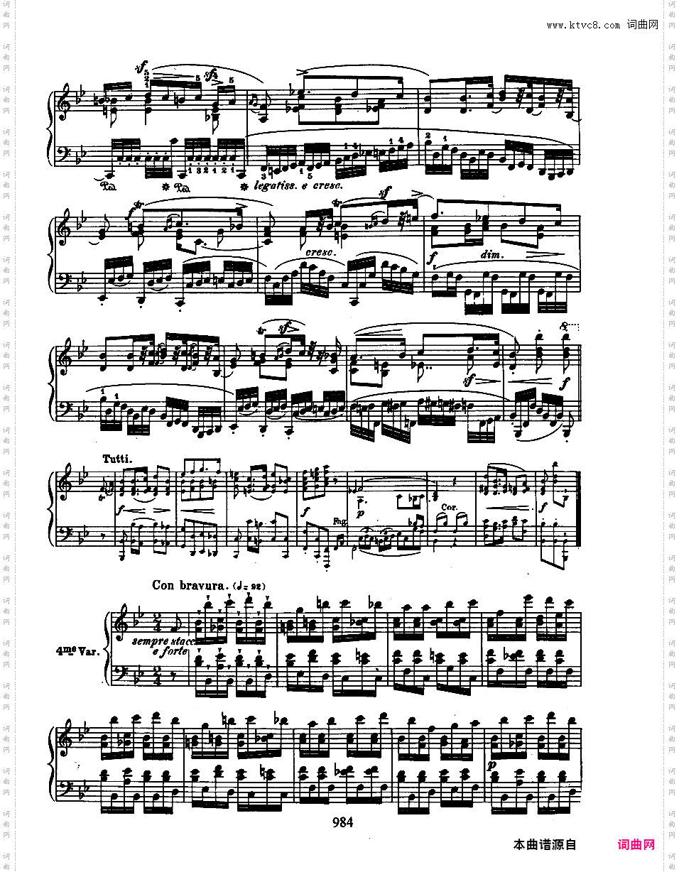 降B大调莫扎特主题变奏曲 Op·2 - 为钢琴与乐队而作Chopin op02 Variations on La Ci Darem la Mano