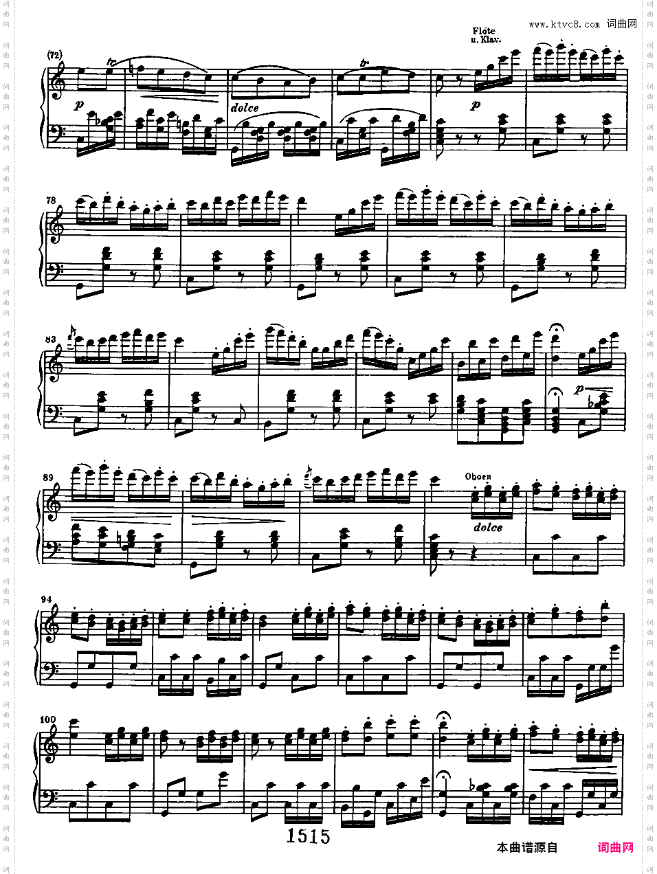c小调合唱幻想曲 Choral Fantasia in c Minor Op·80