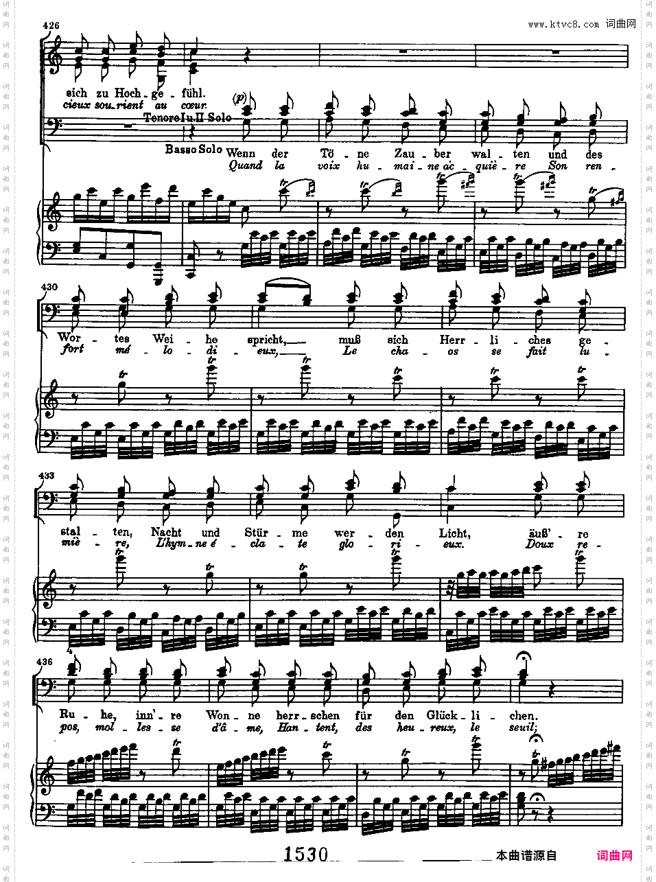 c小调合唱幻想曲 Choral Fantasia in c Minor Op·80
