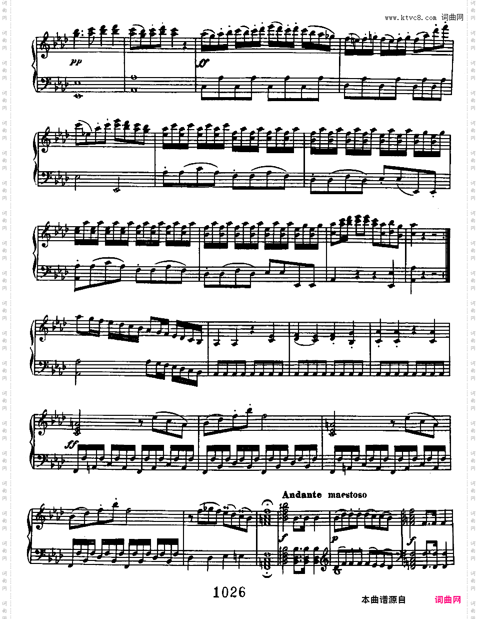 六首钢琴小奏鸣曲Beethoven Sonatina in f