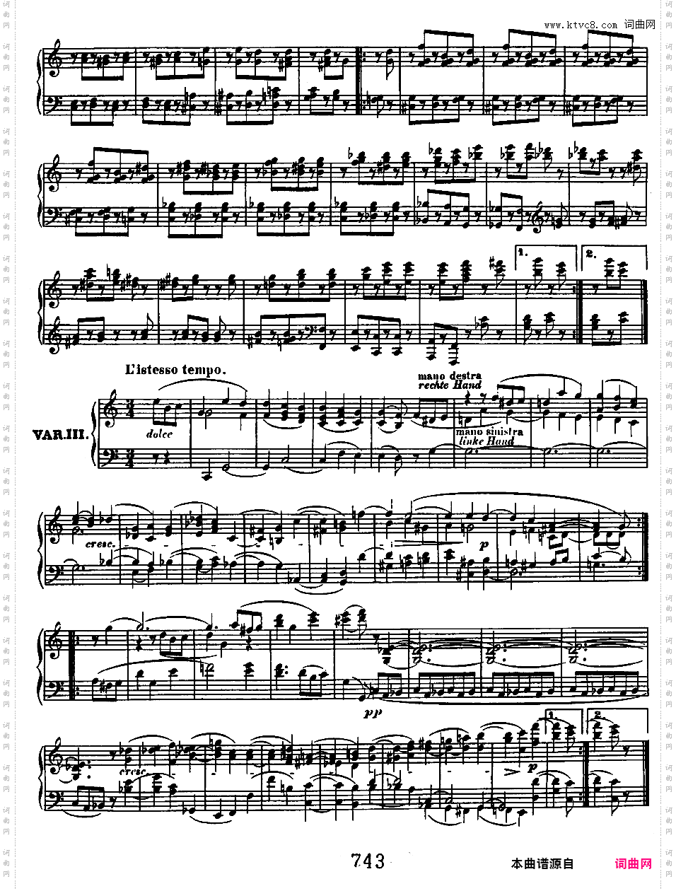 C大调狄亚贝利主题变奏曲 Diabelli Variations Op·120