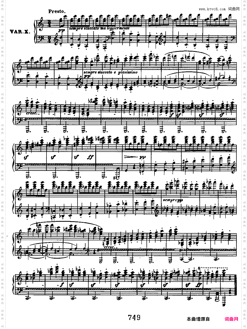 C大调狄亚贝利主题变奏曲 Diabelli Variations Op·120