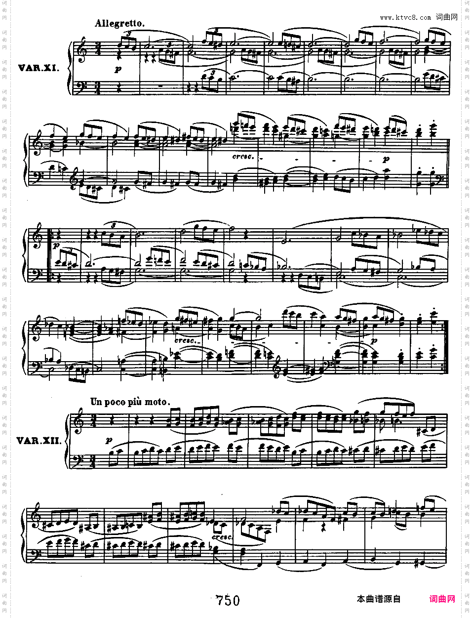 C大调狄亚贝利主题变奏曲 Diabelli Variations Op·120