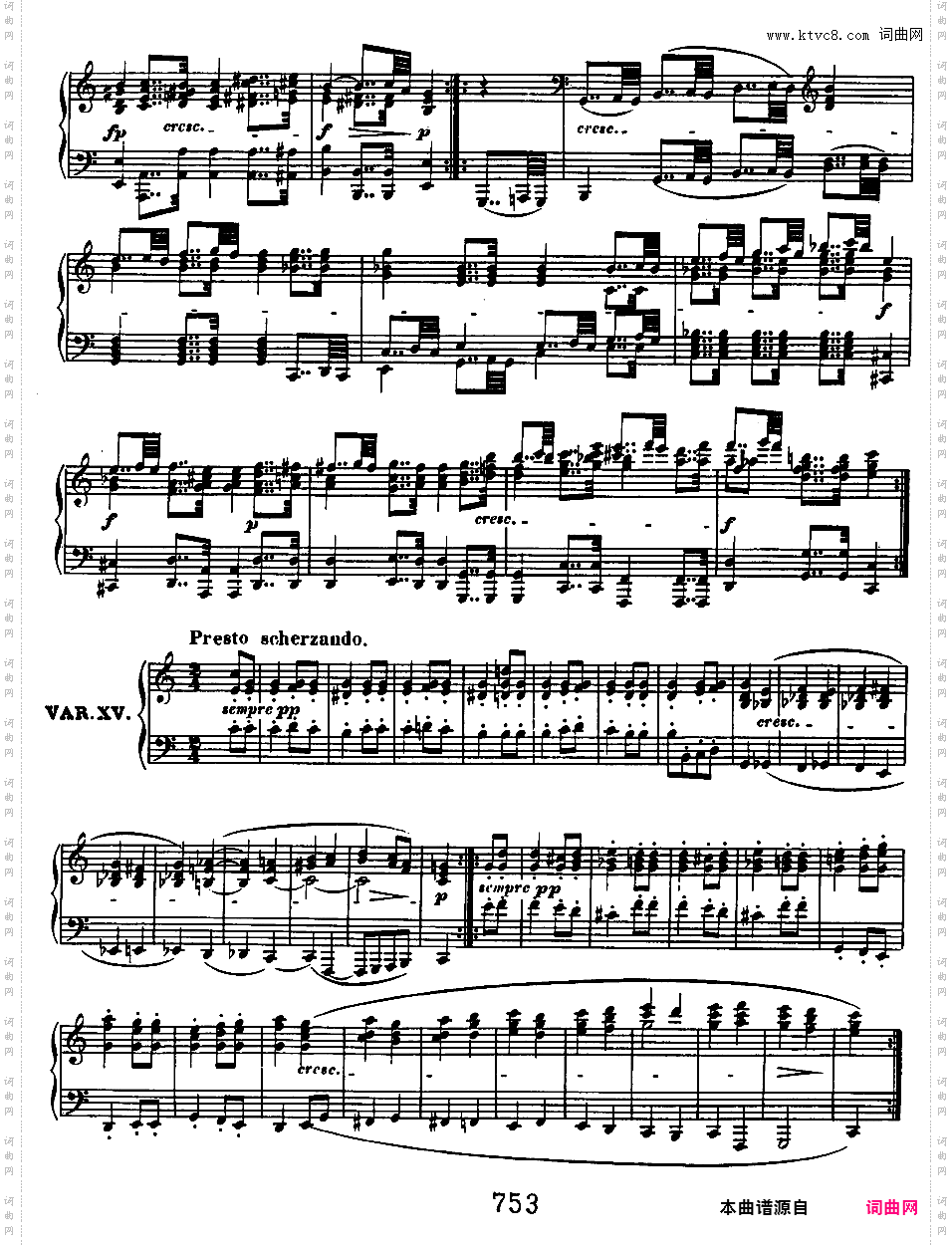 C大调狄亚贝利主题变奏曲 Diabelli Variations Op·120