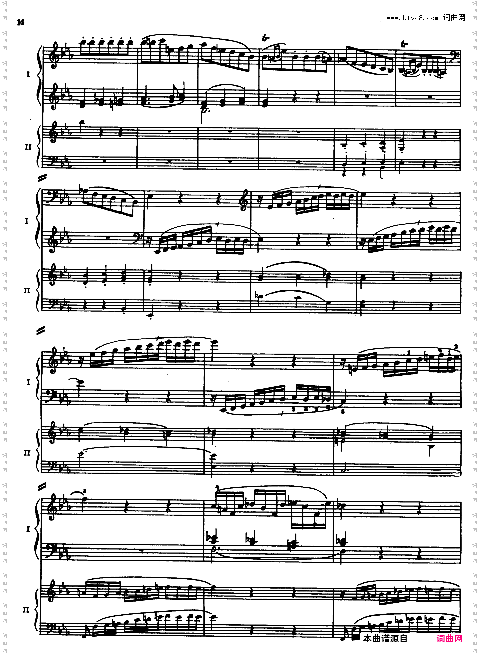 钢琴协奏曲全集 Piano ConcertosMozart - Concerto no 14 K 449 - 2 Piano