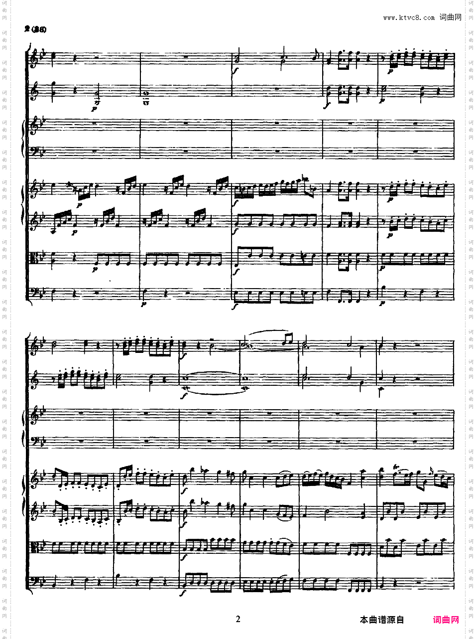 钢琴协奏曲全集 Piano ConcertosMozart - Concerto no 2 K 39 - Full Score
