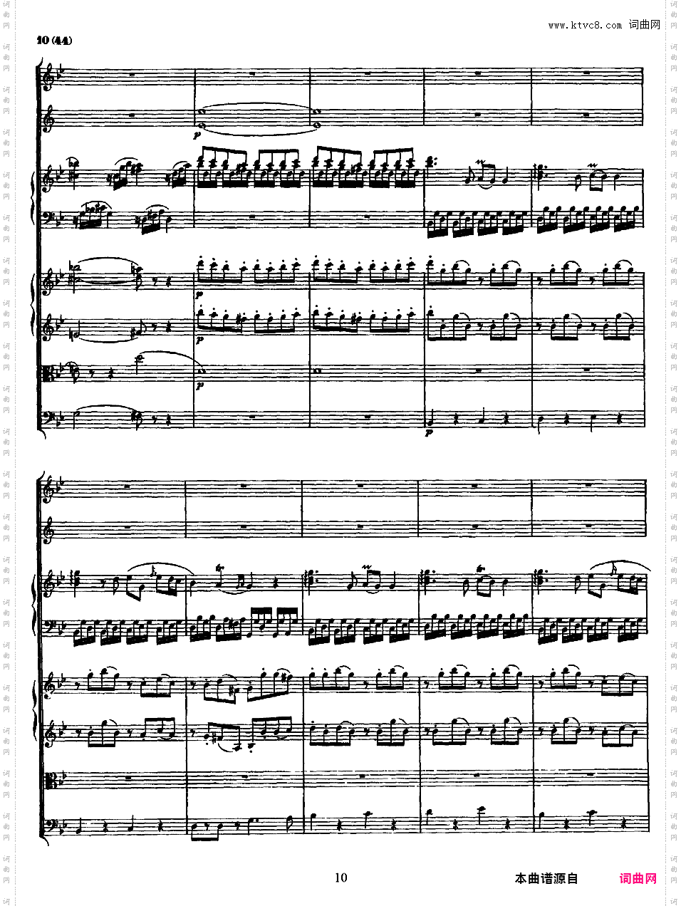 钢琴协奏曲全集 Piano ConcertosMozart - Concerto no 2 K 39 - Full Score