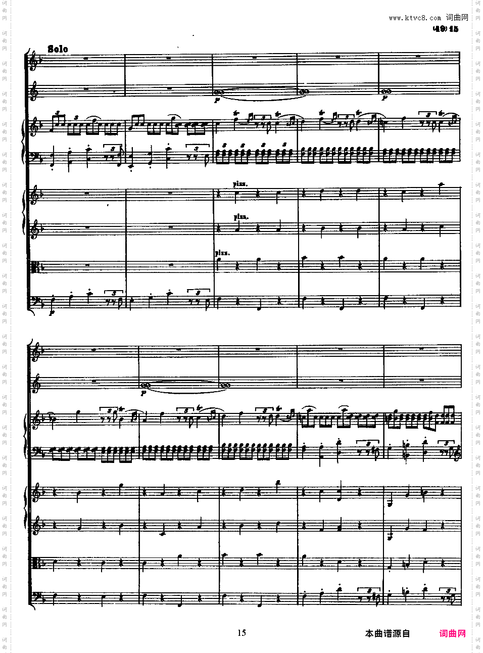 钢琴协奏曲全集 Piano ConcertosMozart - Concerto no 2 K 39 - Full Score