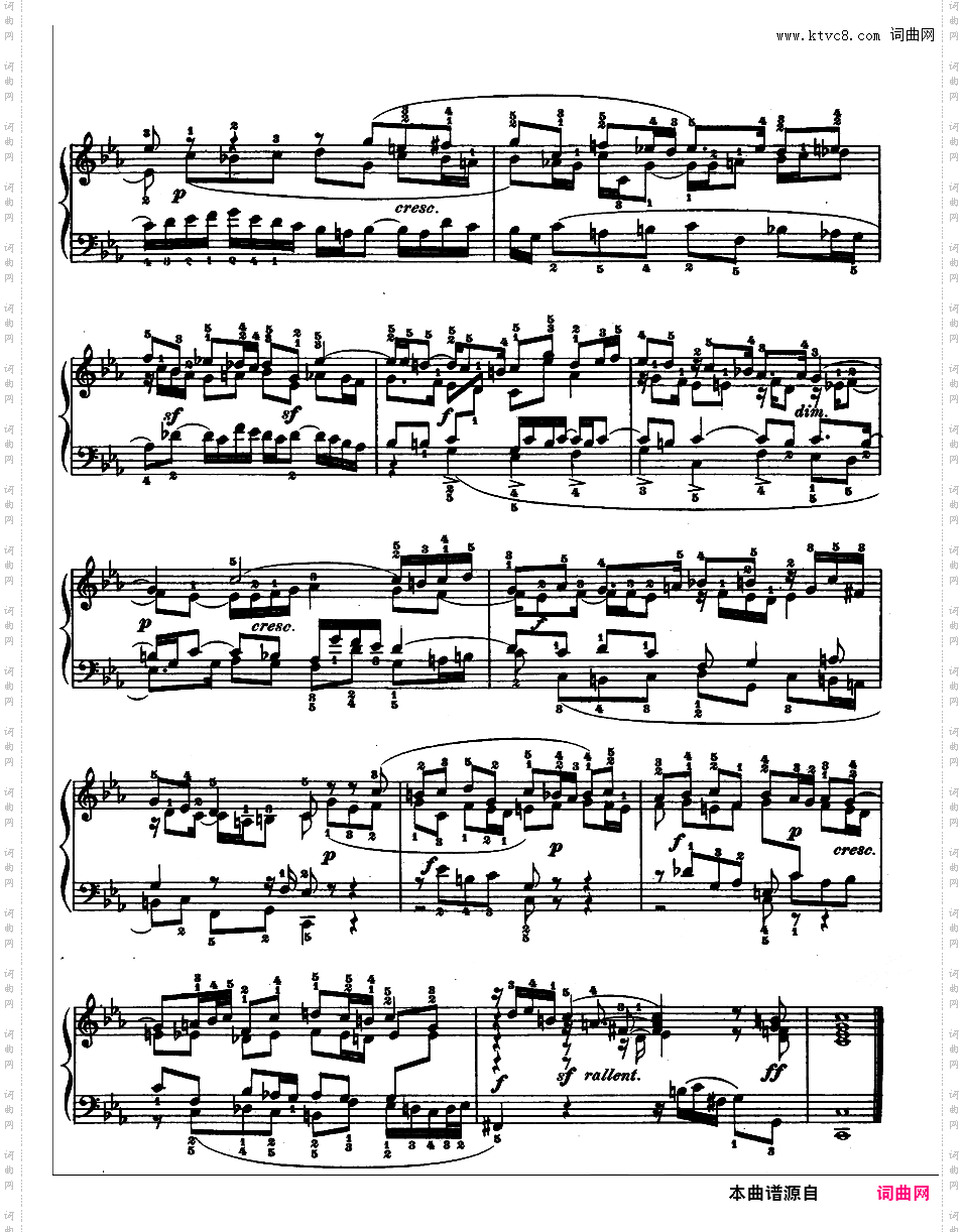 《平均律钢琴曲集第二卷》The Well Tempered ClavierPrelude & Fugue 02