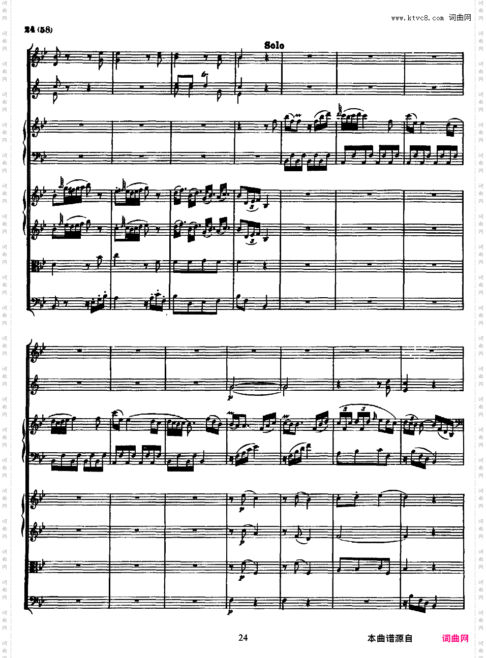 钢琴协奏曲全集 Piano ConcertosMozart - Concerto no 2 K 39 - Full Score