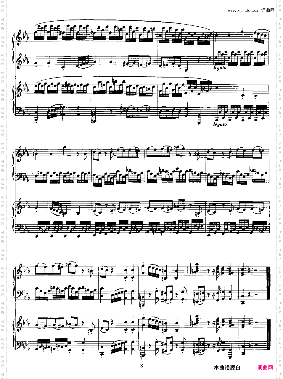 c小调赋格 Fugue in c Minor KV·426 - 双钢琴Mozart K426 Fugue for two pianos in c two pianos