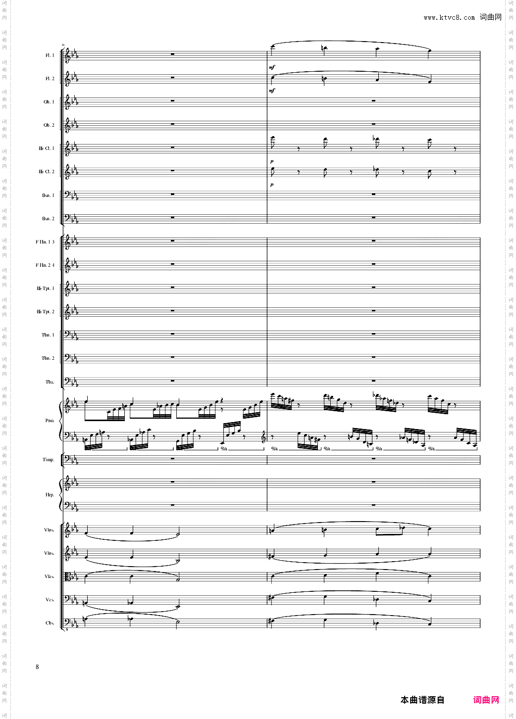 Fantasy for piano & orchestra "Autumn Poem", Op·111