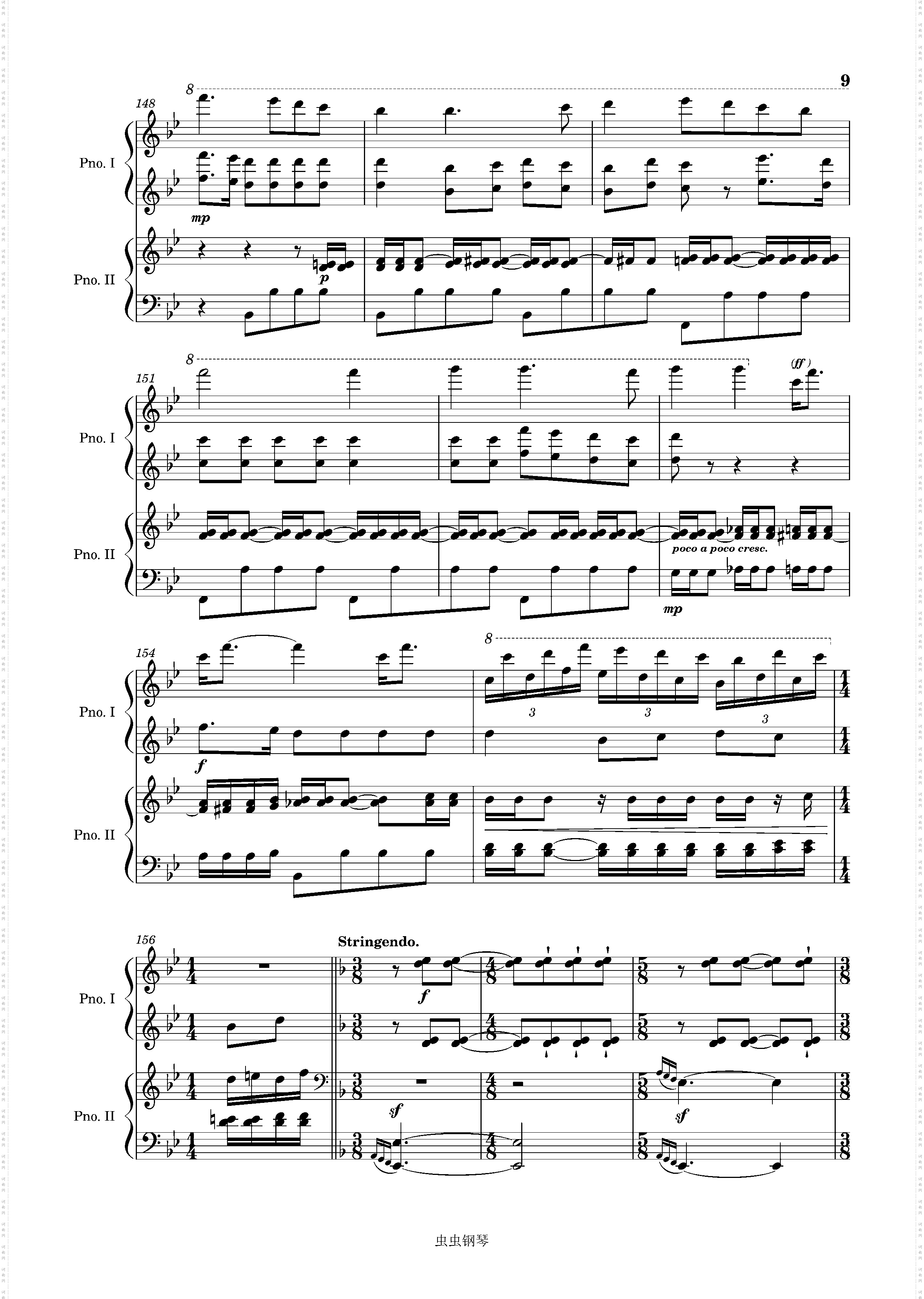 Petrushka, The Shrovetide Fair arrangement for 2 Piano
