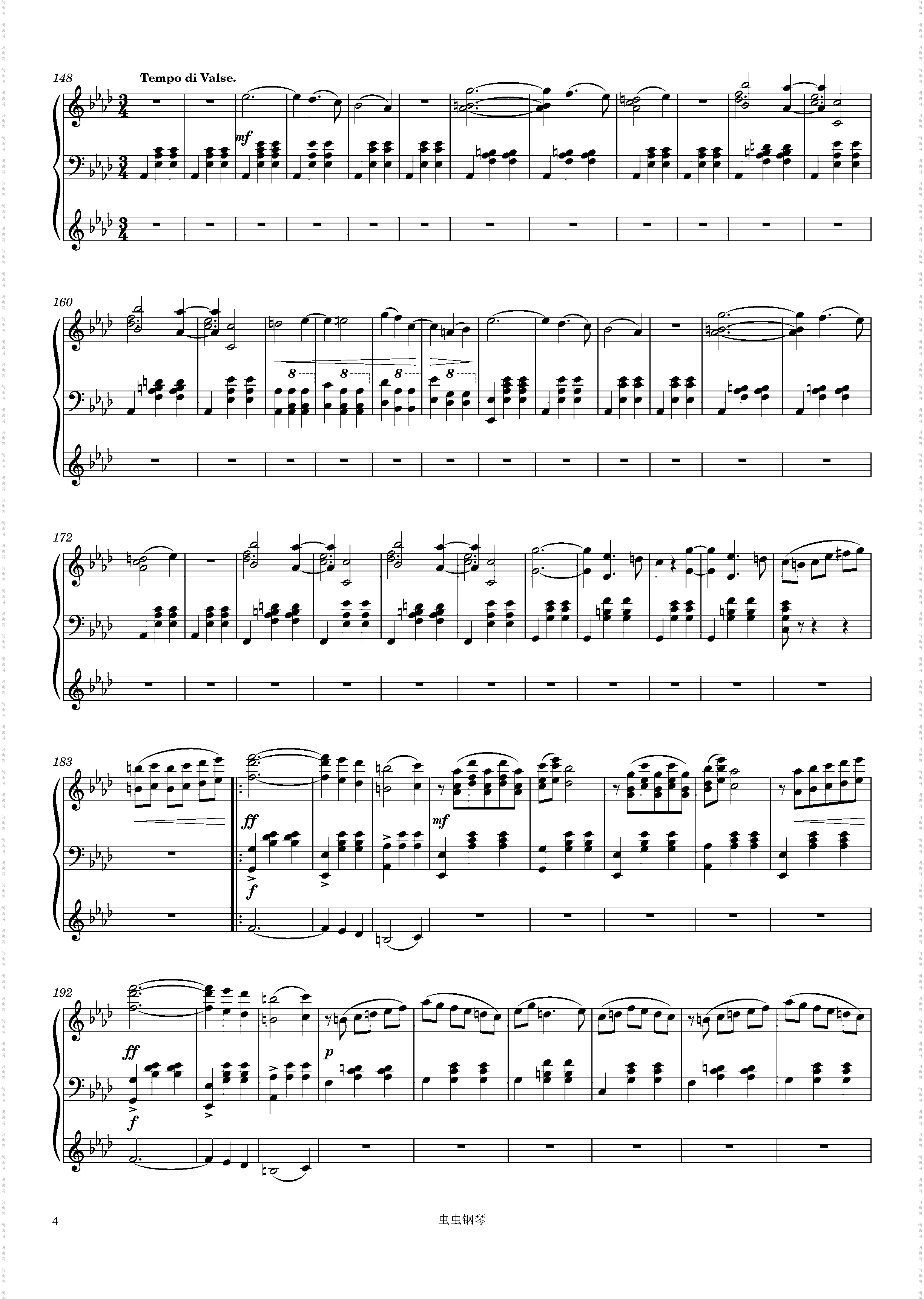 Swan Lake, 17· Entrance of the Guests and Waltz Piano
