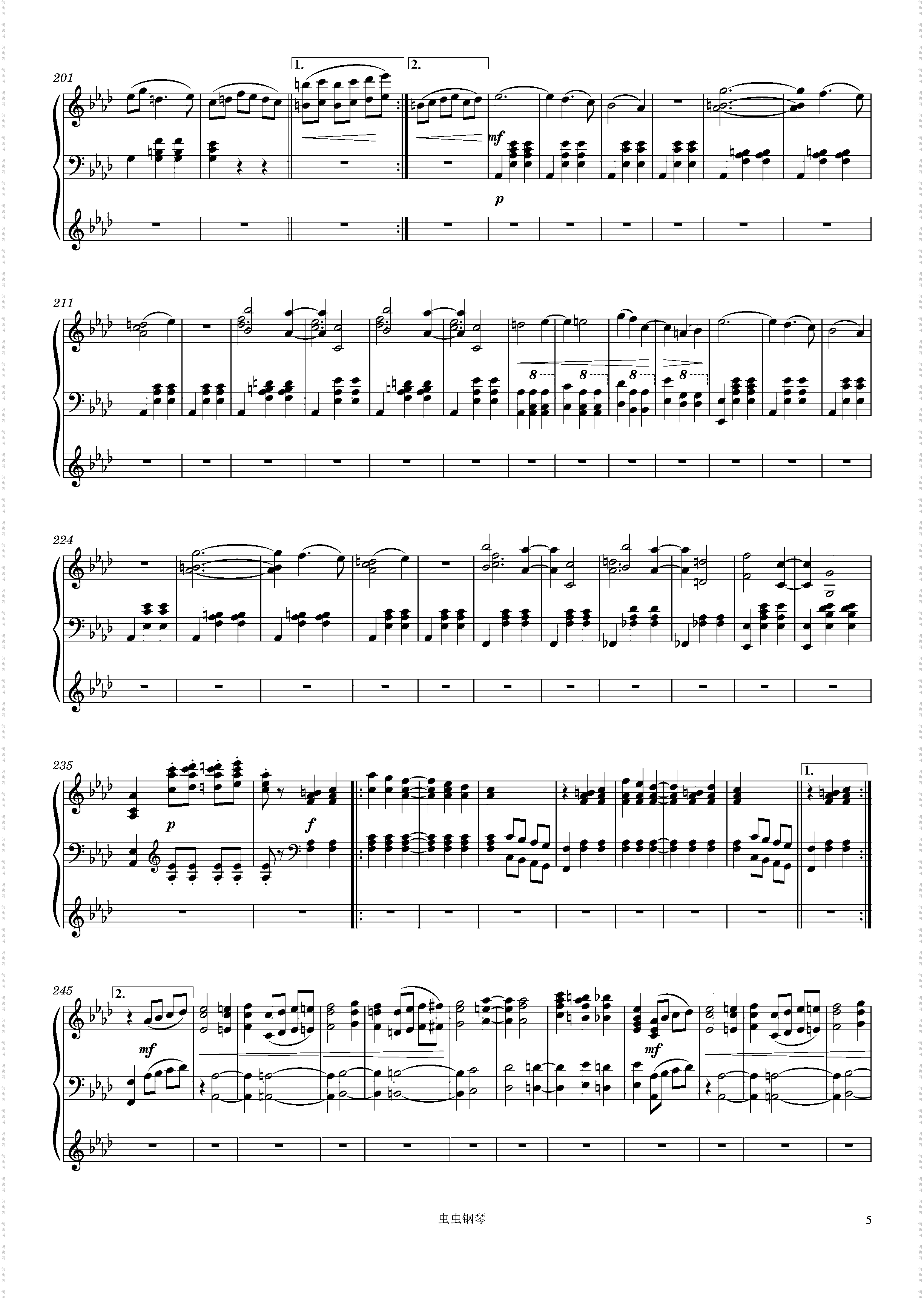 Swan Lake, 17· Entrance of the Guests and Waltz Piano
